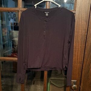 Athleta Long Sleeve Tee - Black